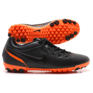 NIKE 5 BOMBA FINALE TRAINERS BLACK/ORANGE