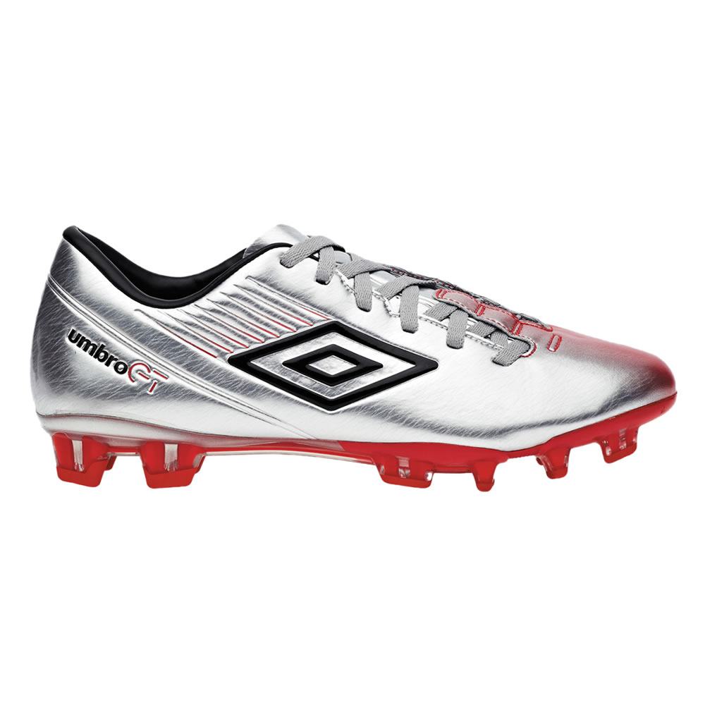 UMBRO GT II SILVER BLACK RED