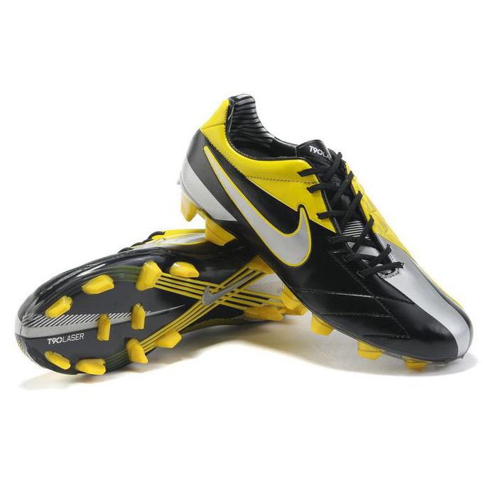 NIKE T90 LASER IV BLACK/YELLOW