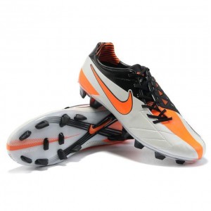 NIKE T90 LASER IV WITE/ORANGE