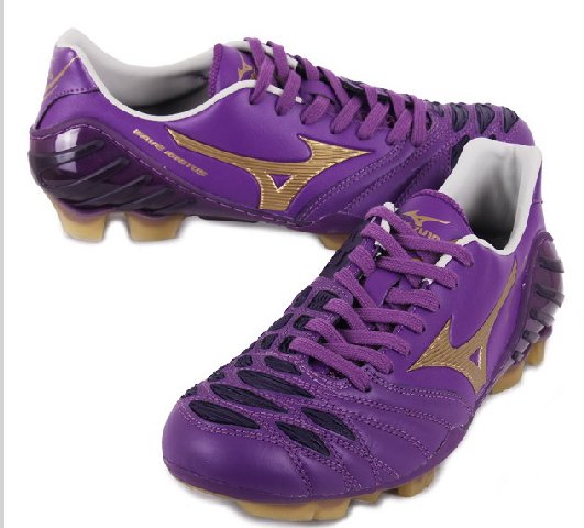 MIZUNO WAVE IGNITUS II - PURPLE-GOLD